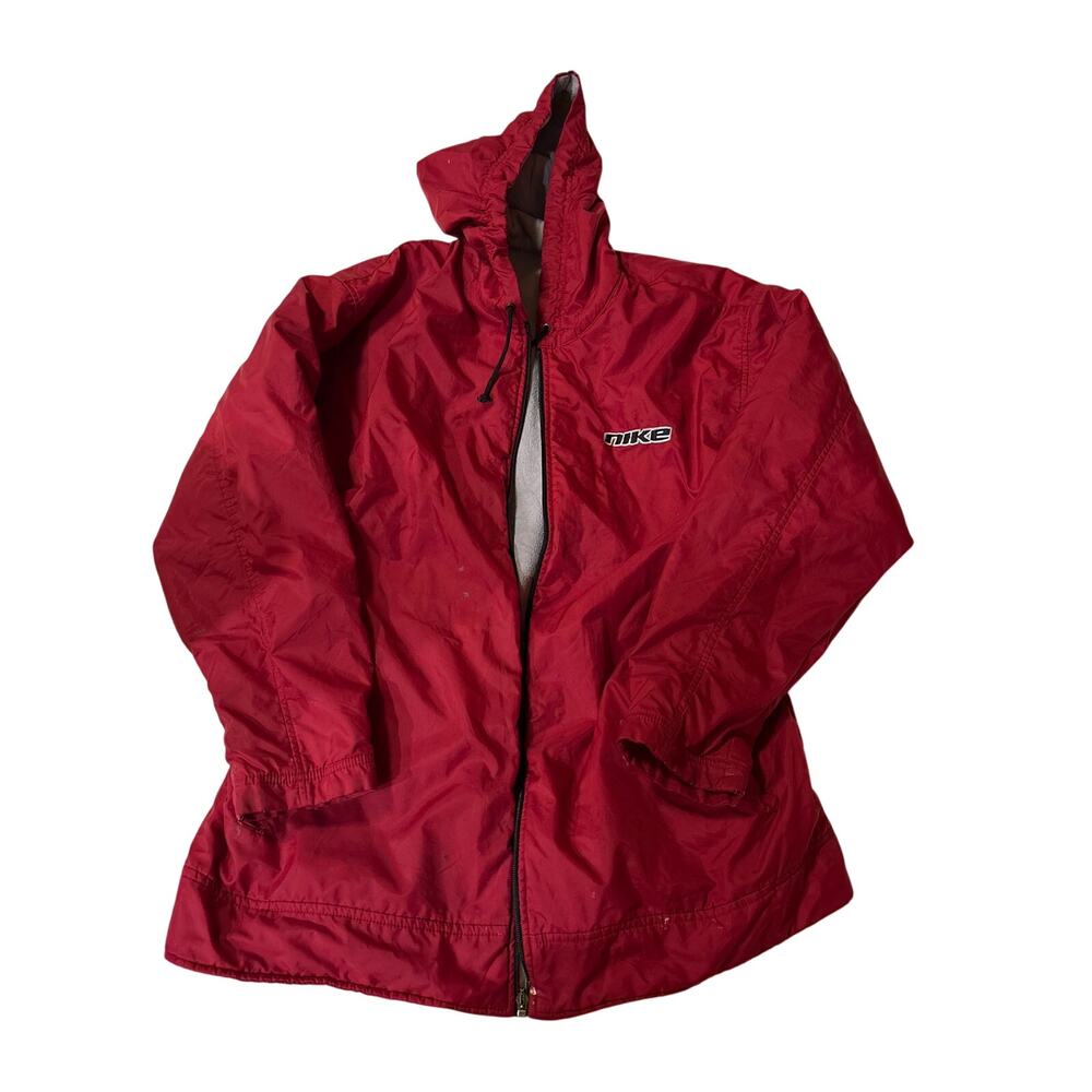 Vintage Nike Windbreaker Coat – Size XL – Red/Gray - Picture 2 of 9